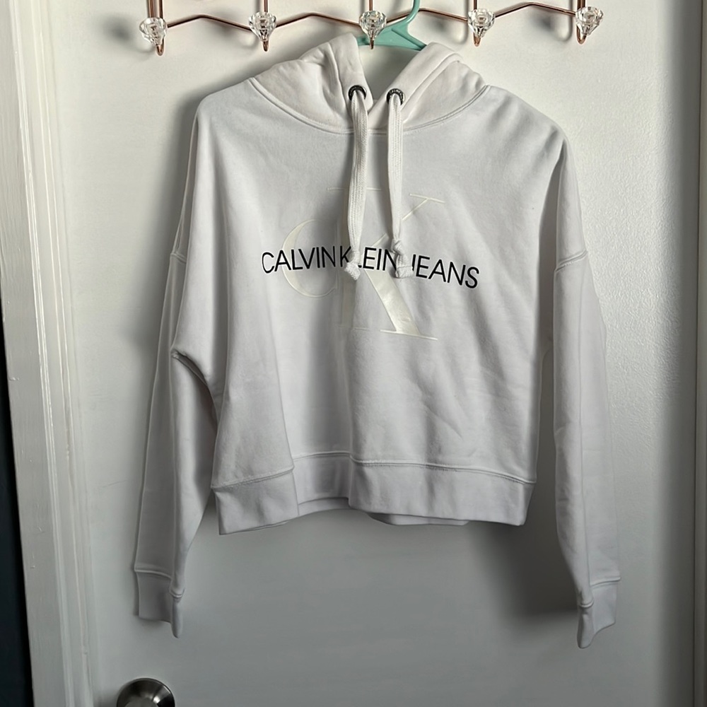 White pullover sweatshirt Calvin Klein